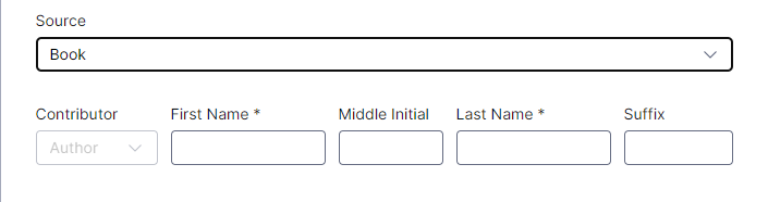 Using Grammarly Citation Generator - step 2